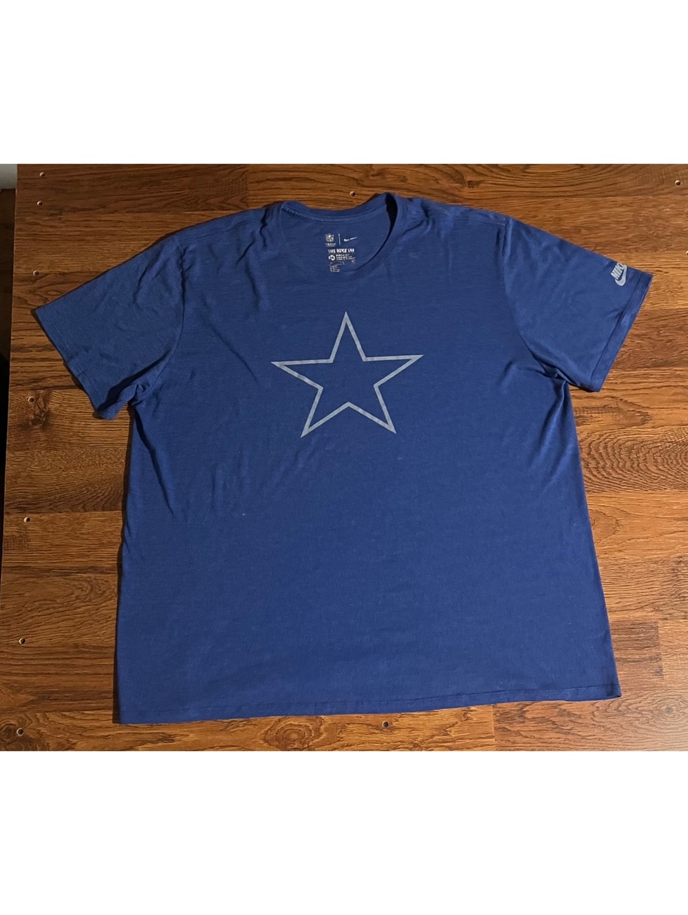 Nike NFL Dallas Cowboys Blue Star Logo T-Shirt Size 3XL
